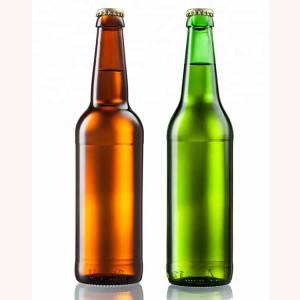 بطری آبجو کهربایی سبز خالی 330 میلی لیتری 500 میلی لیتری 600 میلی لیتری