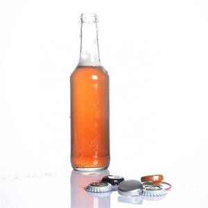Glazen fles voor sap en frisdrank