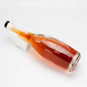 Long neck wine glass bottle
