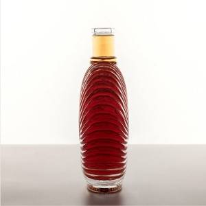高重量ウォッカ ウイスキー ブランデー ジン ラム酒クラシック リキュール スピリッツ ガラス ボトル