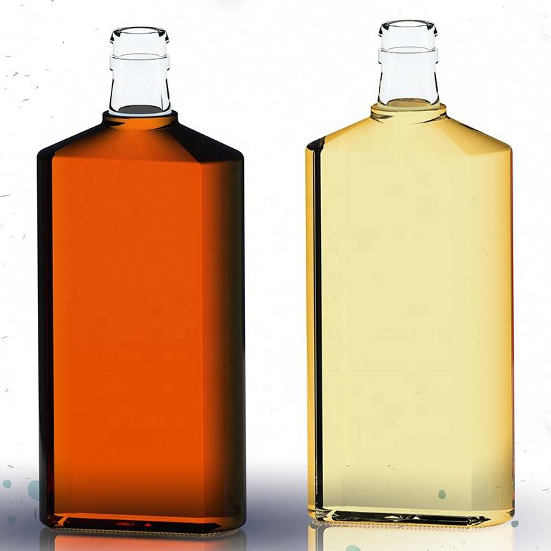China Wholesale Round Glass Bottle For Liquor Whisky Gin Vodka Brandy Spirit Tequila Factory -  Crystal glass bottle liquor glass bottle – JUMP