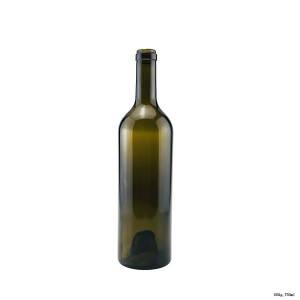 Bordeaux wine bottle with screw cap 