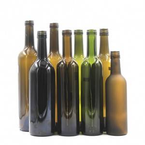 Wysokiej reputacji chińska szklana butelka wina Butelka Bordeaux o pojemności 750 ml