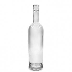 Frosted liquor spirits glass bottles