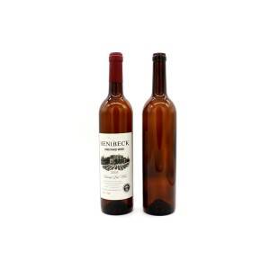 750 ml bordeaux taper kaca botol anggur