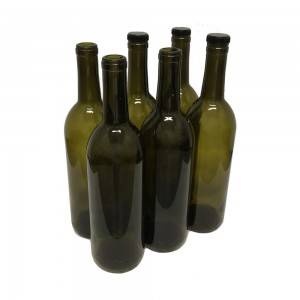 Isvinglass vinflaske burgundervin