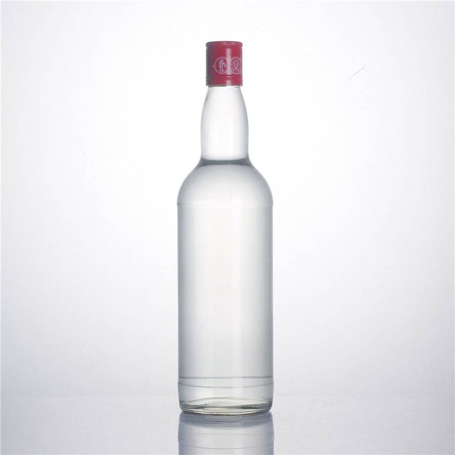 Manufacturer for Round Glass Bottle For Liquor Whisky Gin Vodka Brandy Spirit Tequila - Factory vodka tequila glass bottle with screw lid – JUMP