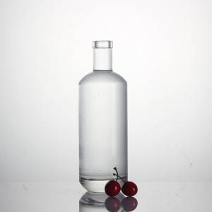 Έξτρα γυάλινα μπουκάλια από πυριτόλιθο μπουκάλι ουίσκι