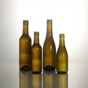 Individualus rudo stiklo butelis