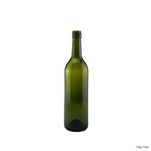 Пляшка вина Бордо з гвинтовою кришкою