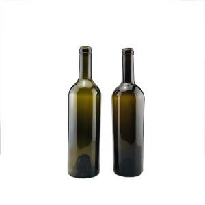 Bordeaux vinflaske med skruelåg