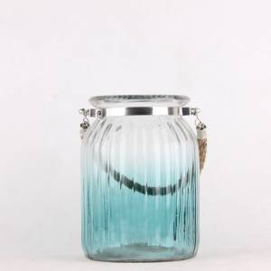 Glass vase glass jar