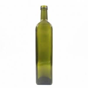 Topkvalitets glas olivenolie flaske