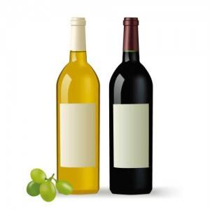Green wine glass bottle 750ml