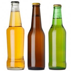Grosir Minuman bening paling populer 250ml 330ml botol bir kaca transparan