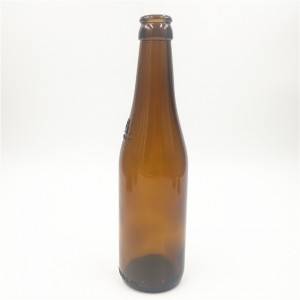 Customized various high beer bottle different color beer glass bottle