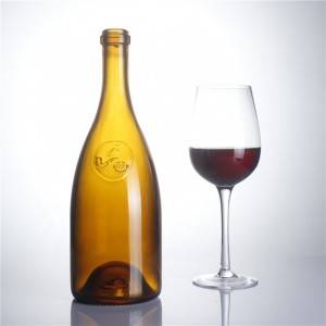 pielāgot logotipu korķa augšdaļa Bordo Burgundijas vīna glāzes pudele