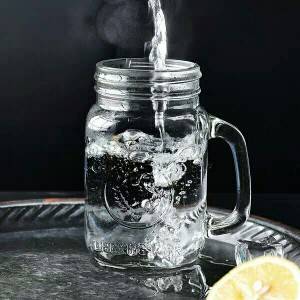 Resistant glass food mason Jar
