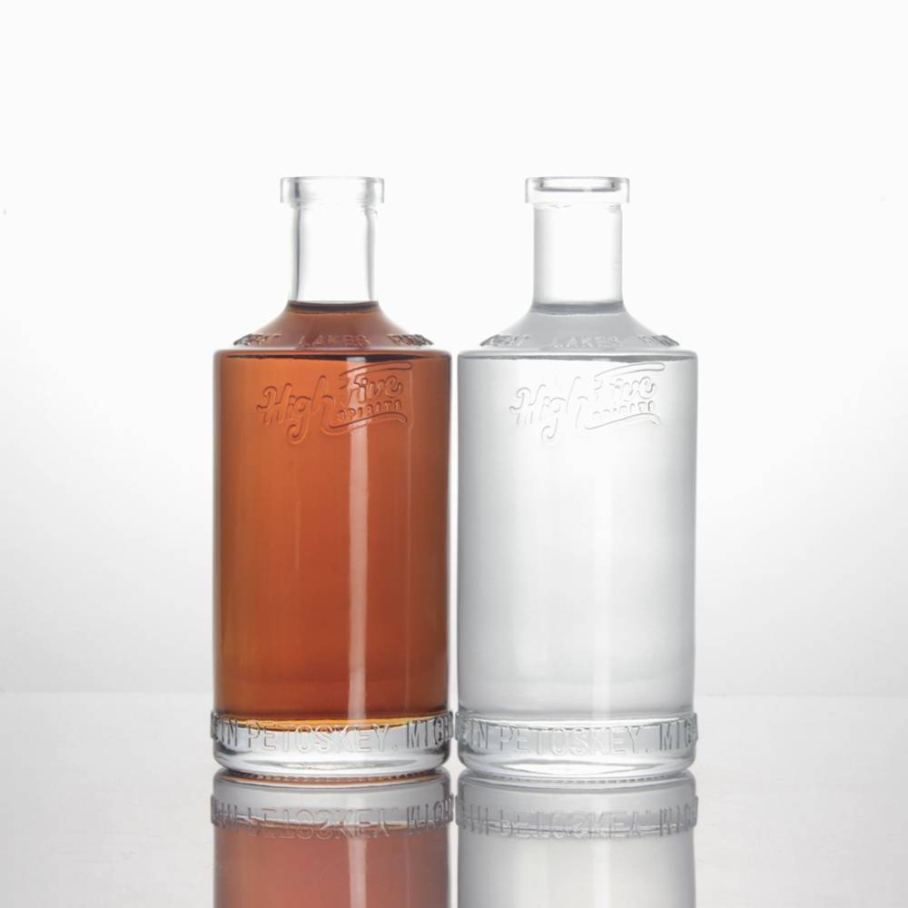 China Wholesale Super Flint Custom Logo Square Spirit Liquor Glass Bottle Factories - 500ml 700ml 750ml custom premium taper tall exclusive delicate rum whiskey  liquor spirit glass bottle  –...