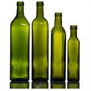 Убава цена топла продадена кујна за готвење стаклено шише со маслиново масло