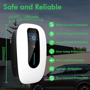Good quality China EV 22kw Wallbox Electric Vehicle Charging Station Car Charger with Type 2 Socket