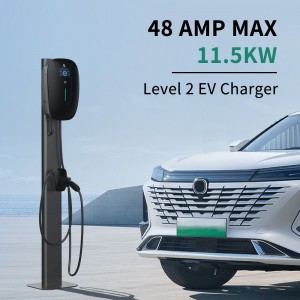 11kw chargeur triphasé EV meilleures stations de recharge commerciales intelligentes pour voiture EV