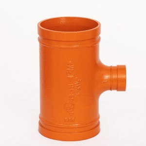 High-Quality OEM Malleable Iron Fittings Manufacturers Suppliers –  Grooved Reducing Tee  – DIKAI