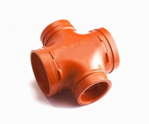 Wholesale China Stainless Steel Grooved Fittings Manufacturers Suppliers –  Style  Grooved Reducing Cross  – DIKAI