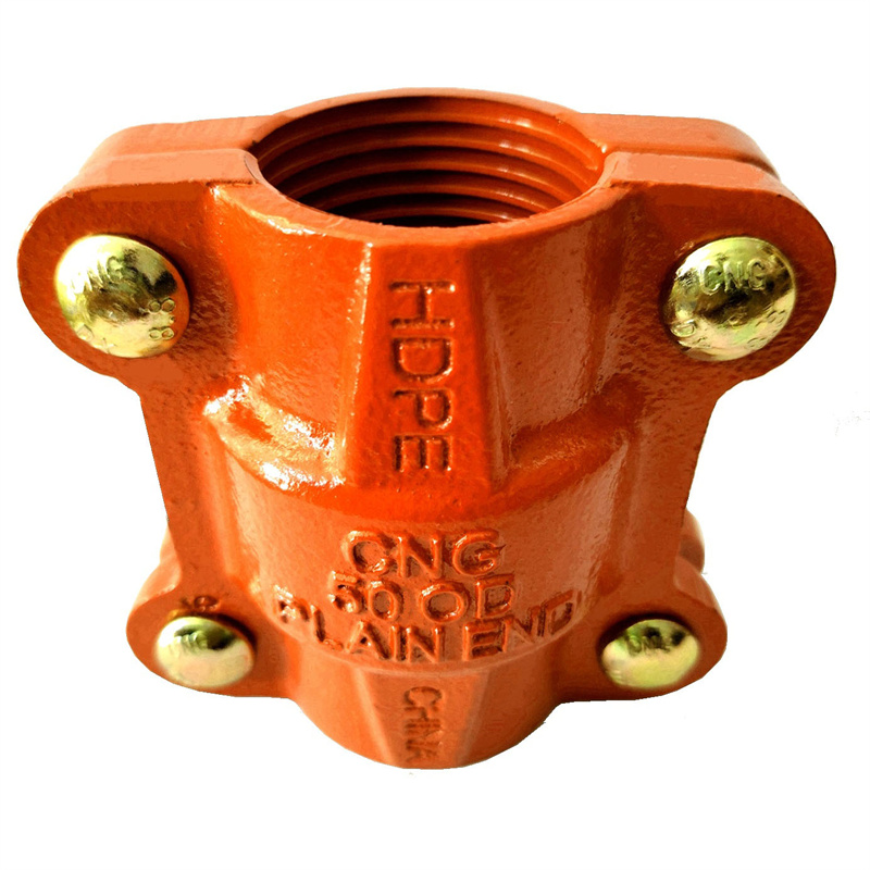 CNG cast ductile iron HDPE Coupling