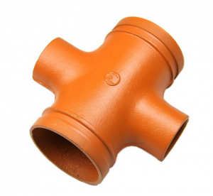 Wholesale China Malleable Iron Fittings Manufacturers Suppliers –  Style  Grooved Reducing Cross  – DIKAI