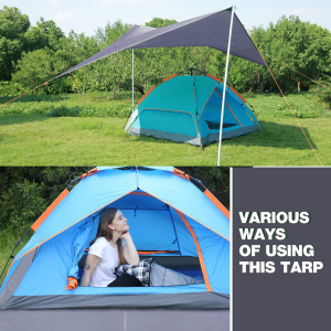 FT001 Waterproof Sunshade Rain Fly Tent Shelter