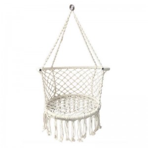 HC010 Outdoor and Indoor Cotton Rope Hammock Swing Chair