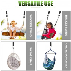 HS003 Outdoor Adjustable Hanging Swing Tree strap