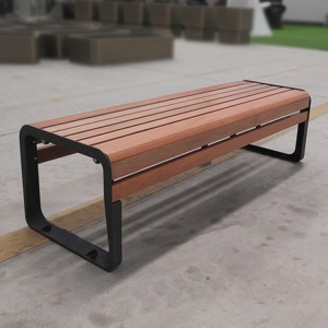 Leisure Backless Patio Park Street Bench Chair កៅអី 2