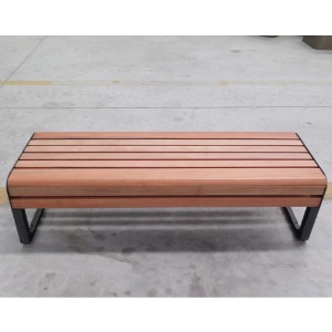 Leisure Backless Patio Park Street Bench Nofoa 2-Seater