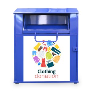 Large Capacity Charity Clothes Donation Bins Me...