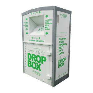 Red Cross Clothing Donation Drop Box Metal Clothes Donation Collection Bins6