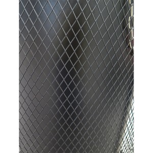 Round Mesh Metal Commercial Outdoor Trash Bin Black With lid5