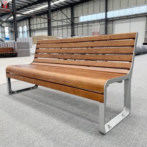 Grosir Bangku Taman Rekreasi Kanthi Kaki Aluminium Cast Outdoor Street Furniture 15