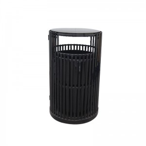 Municipal Park Outdoor Refuse Bins Commercial Exterior Trash Cans