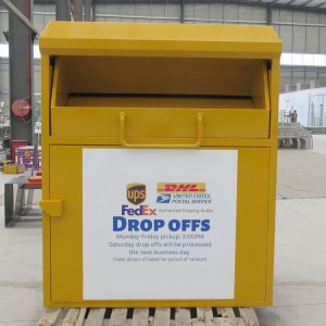 	 Large Size Charity Clothes Donated Bin Factory Wholesale