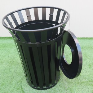 38 galona crne komercijalne metalne posude za kante za smeće za vanjsku upotrebu 11