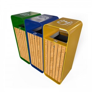 Street Park Commercial Sorting Recycle Bin Outdoor Manufacturer