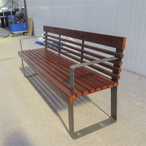 Деревянная уличная скамейка для патио 1,5/1,8 метра для наружной оптовой уличной мебели 13