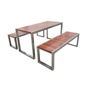 आउटडोर आधुनिक पिकनिक टेबल पार्क फर्नीचर