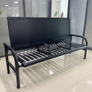 Wholesale 2.0 m Commercial Advertising Bench Seat With Armrest 15