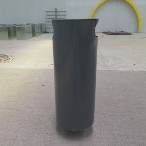Outdoor Street Commercial Steel Pole Mounted Dustbin Manufacturer 10