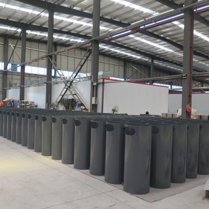 I-Outdoor Street Commercial Steel Pole Mounted Manufacturer Dustbin 15