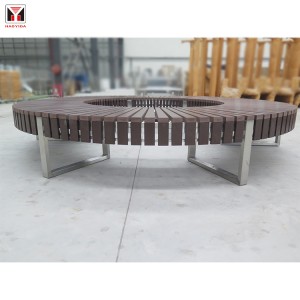 Custom Backless Round Tree Benches For Parks and Gardens3