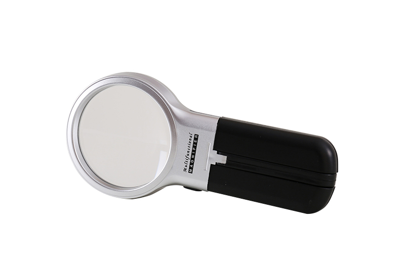 LED dual purpose reading and maintenance magnifier 1